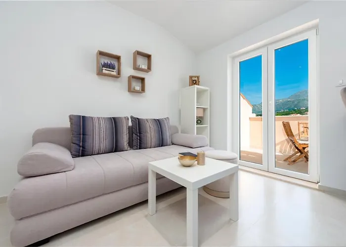 Peaceful 2-bedroom Srebreno Lejlighed Mlini